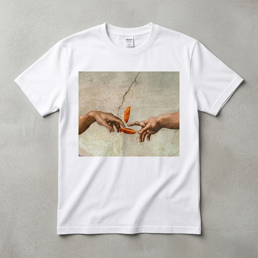 Almondos Creation of Adam Parody Tee