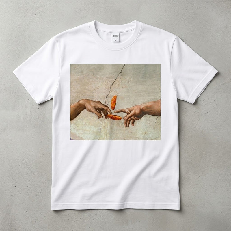 Almondos Creation of Adam Parody Tee