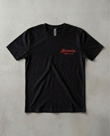 Almondos Chillin NASCAR Tee - front view with small chest logo