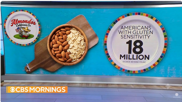 Gluten-free almonds
